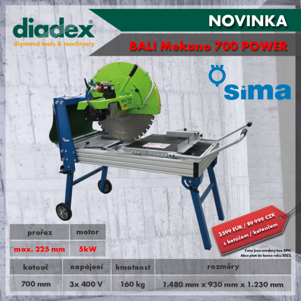 SIMA BALI MEKANO 700 POWER 2022-12